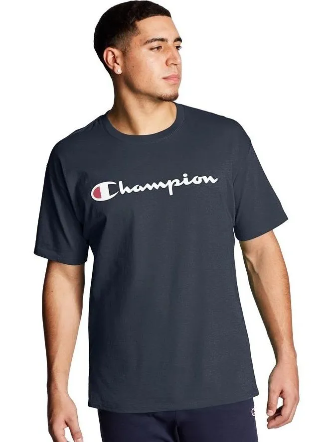 Champion Classic Graphic Jersey Tee Navy GT23H Y06794 031