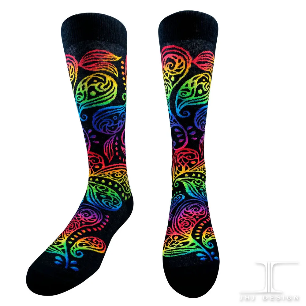 Chaossocks Paisley Rainbow