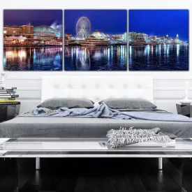 Chicago Navy Pier Canvas Wall Art