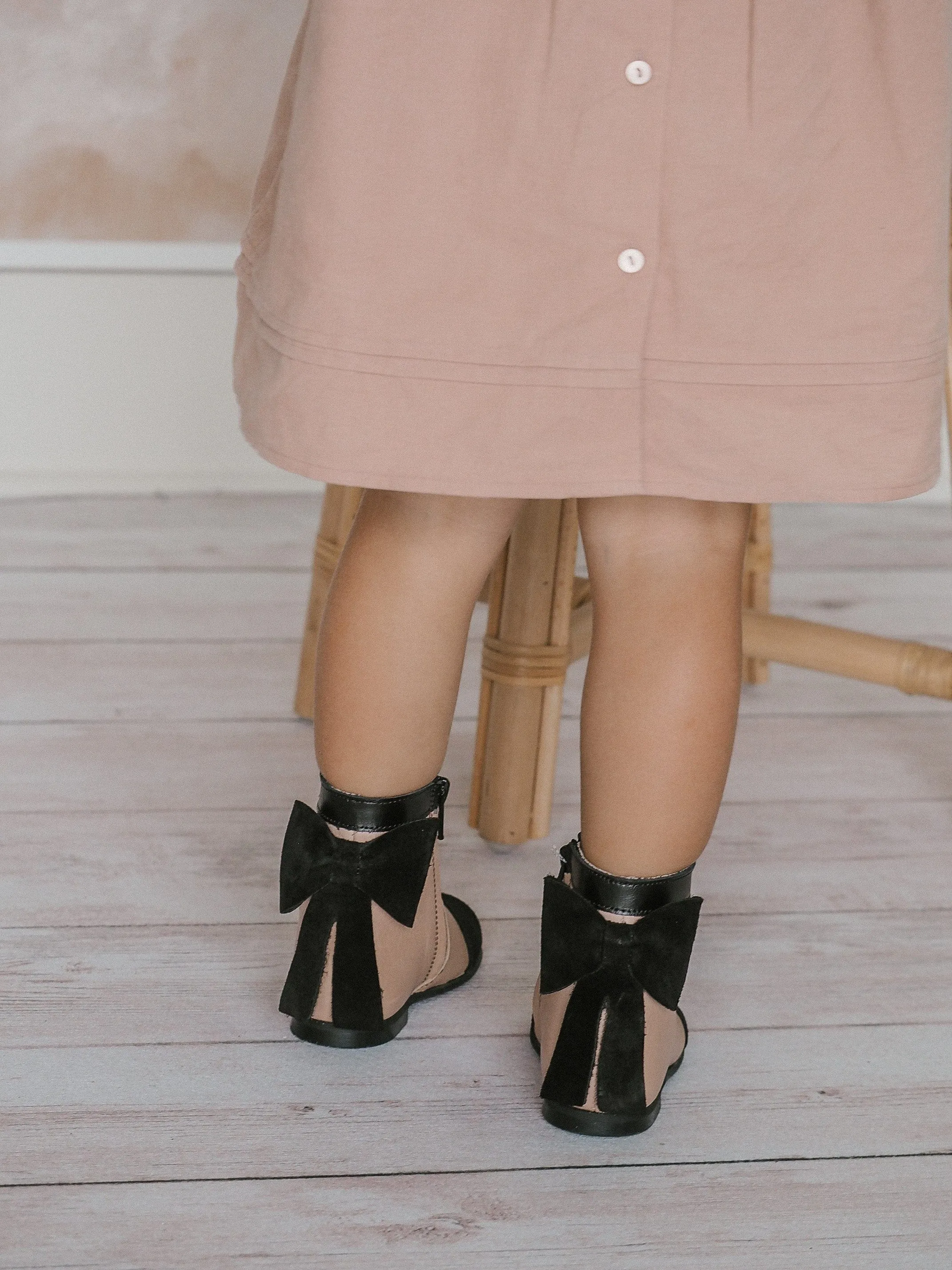 Clara Leather Booties