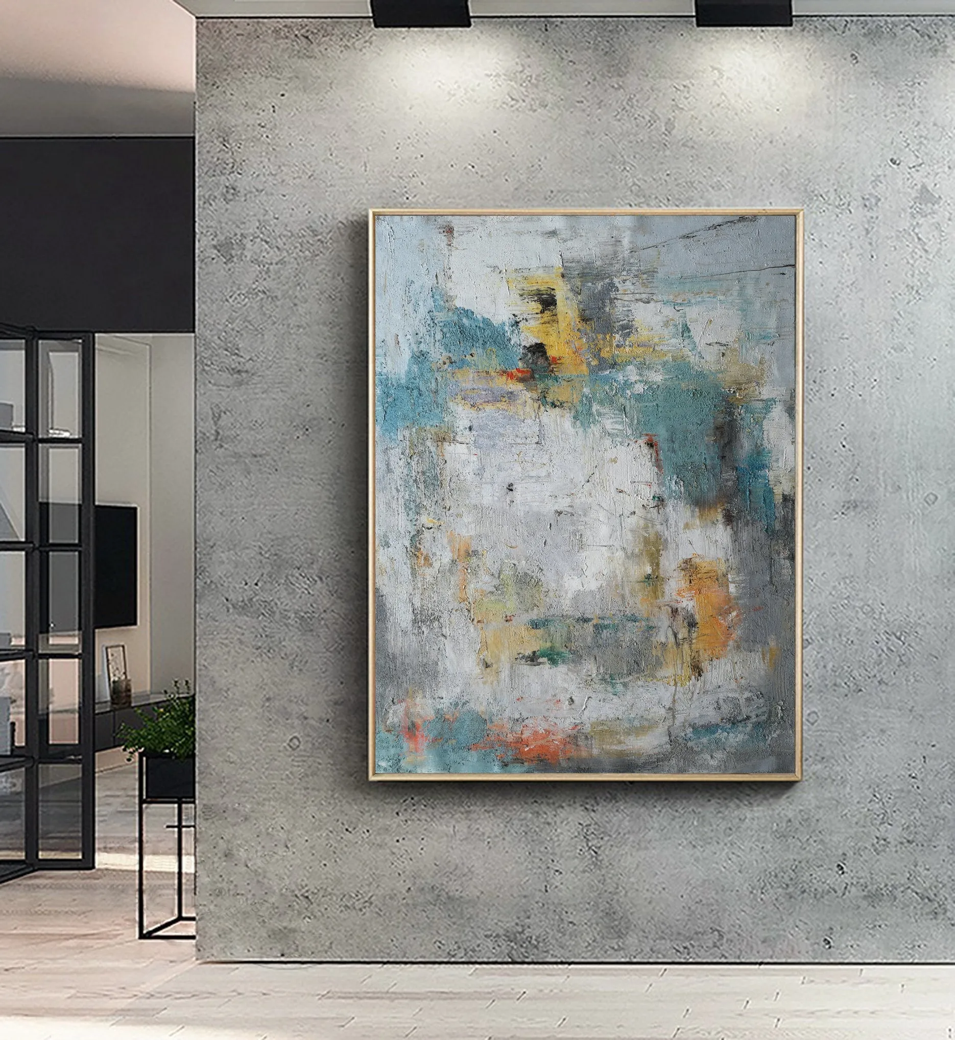 Cloud Painting Texture Art Abstract Original Painting On Canvas Bp073