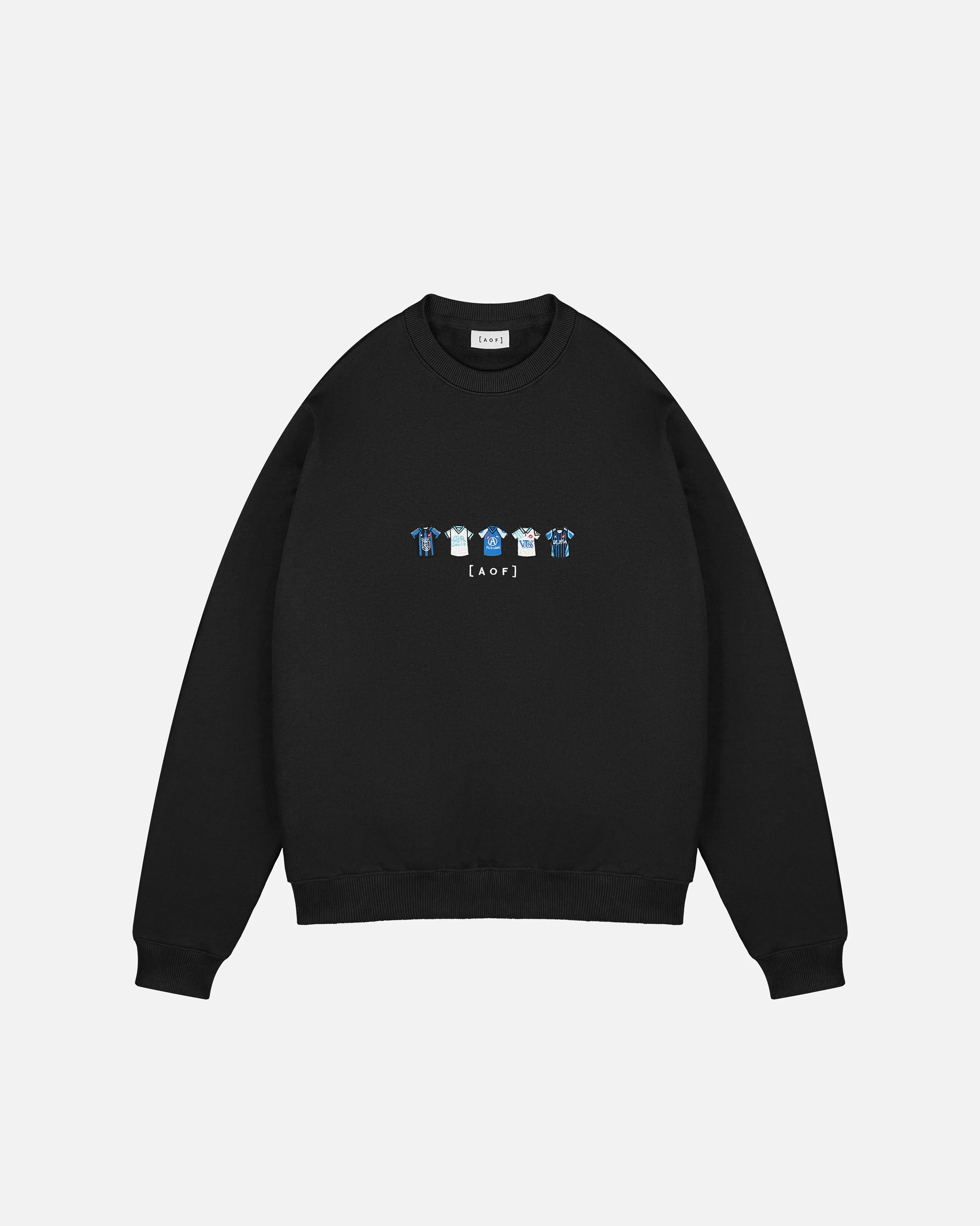 Club Brugge Embroidered Classics - Black Sweat