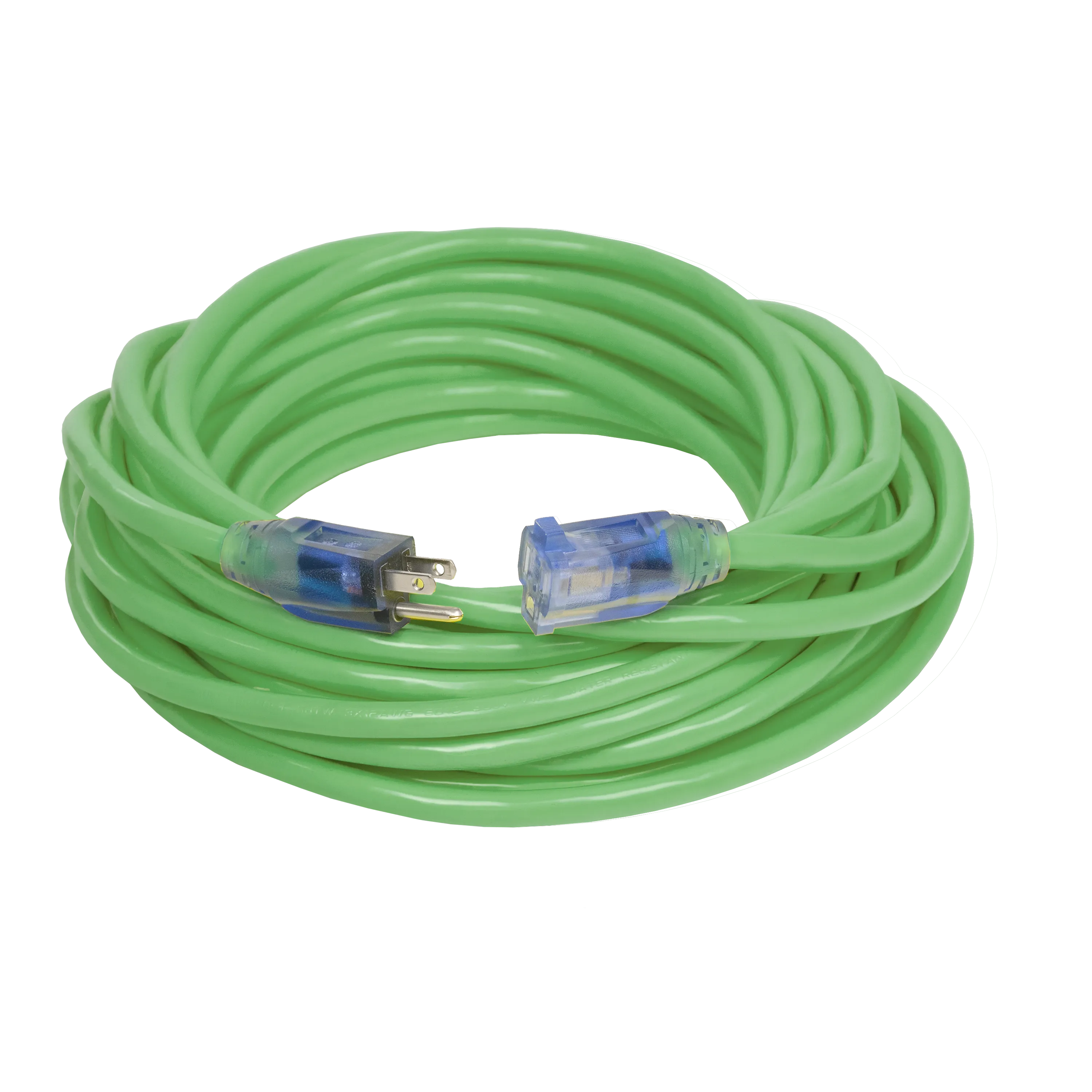 Cold Weather Dual Lighted Extension Cord w/ Safety CGM