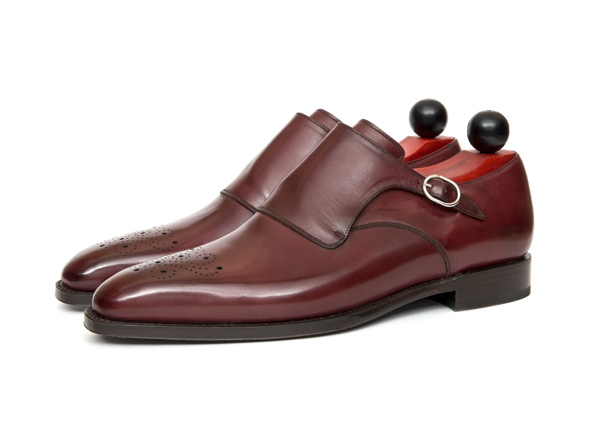 Corliss - MTO - Burgundy Calf - MGF Last - Single Leather Sole