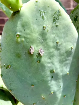 Dainty Desert Cactus Earrings