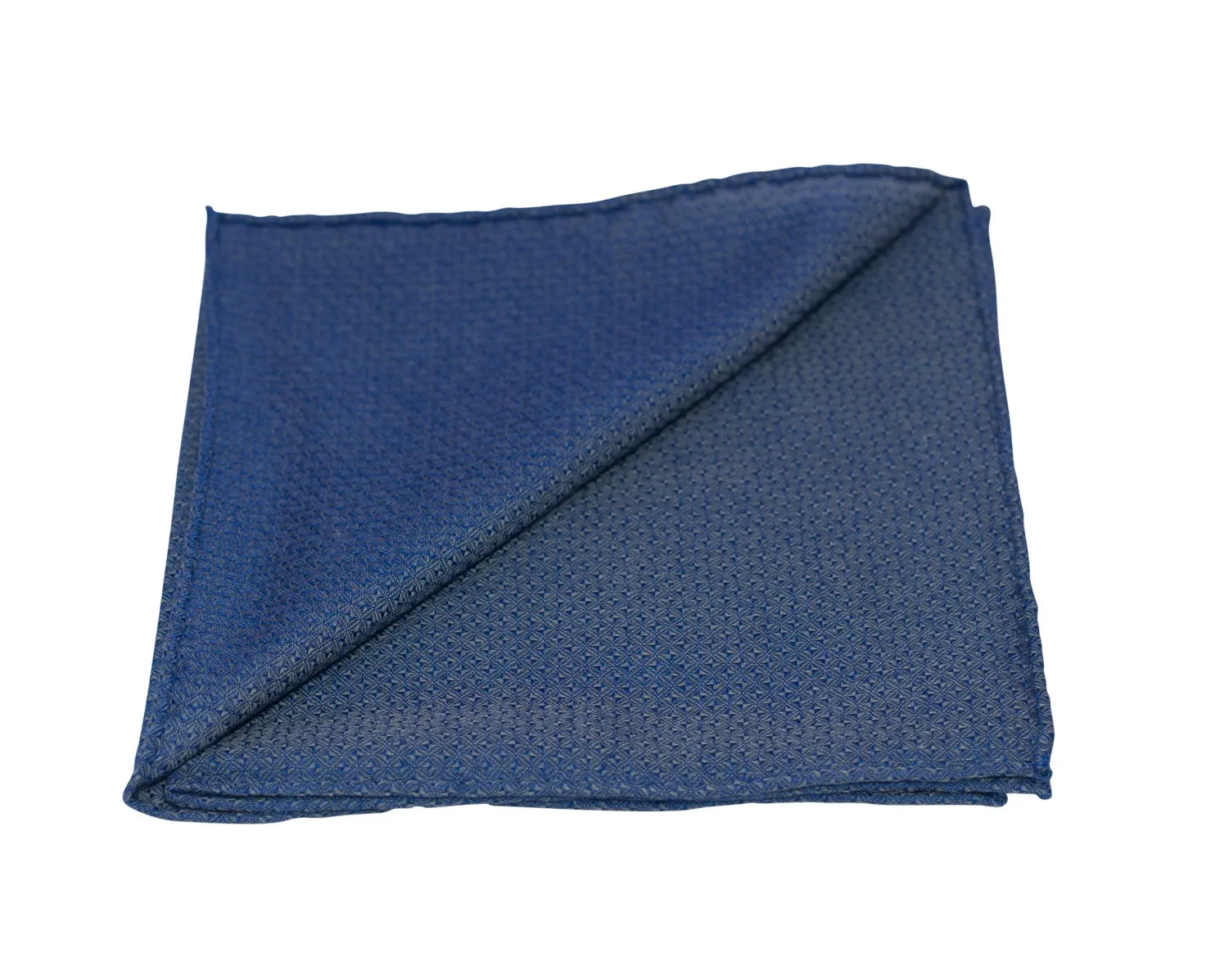 Dark Blue Diams Pocket Square