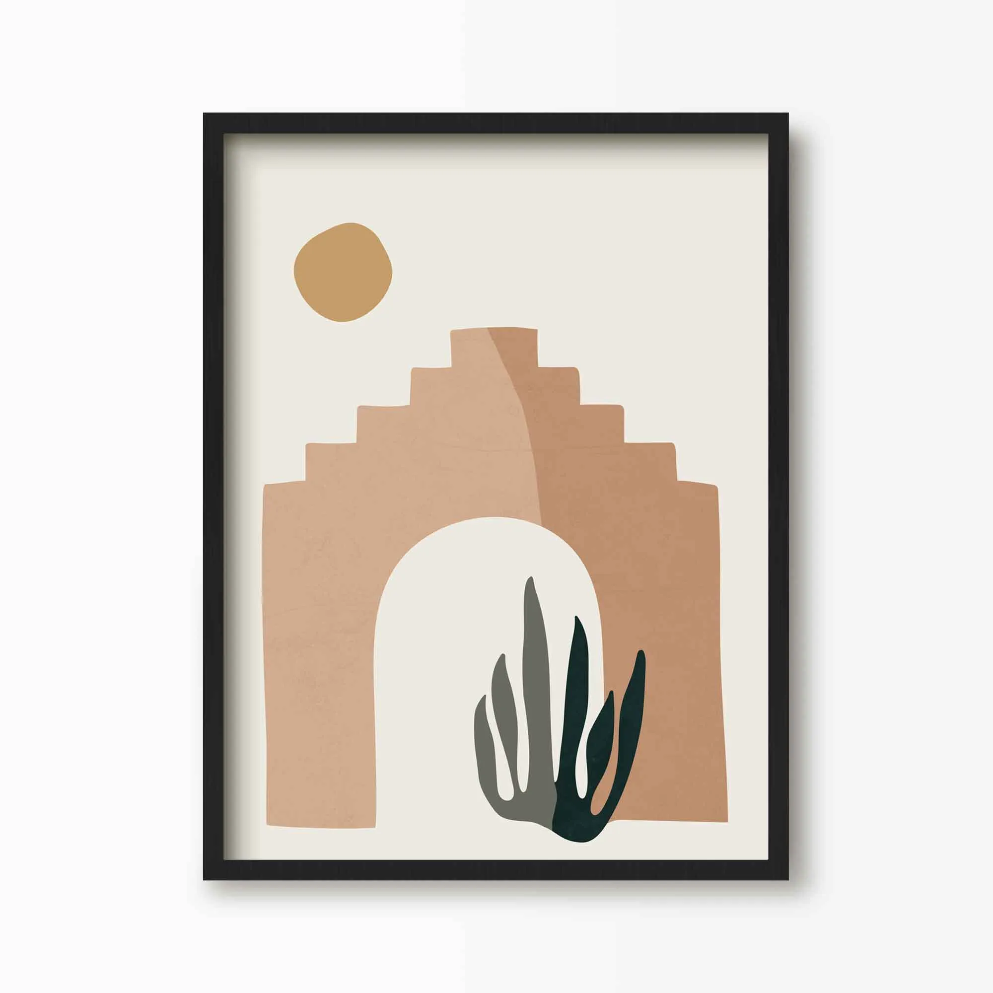 Dawn in the Desert Boho Art Print