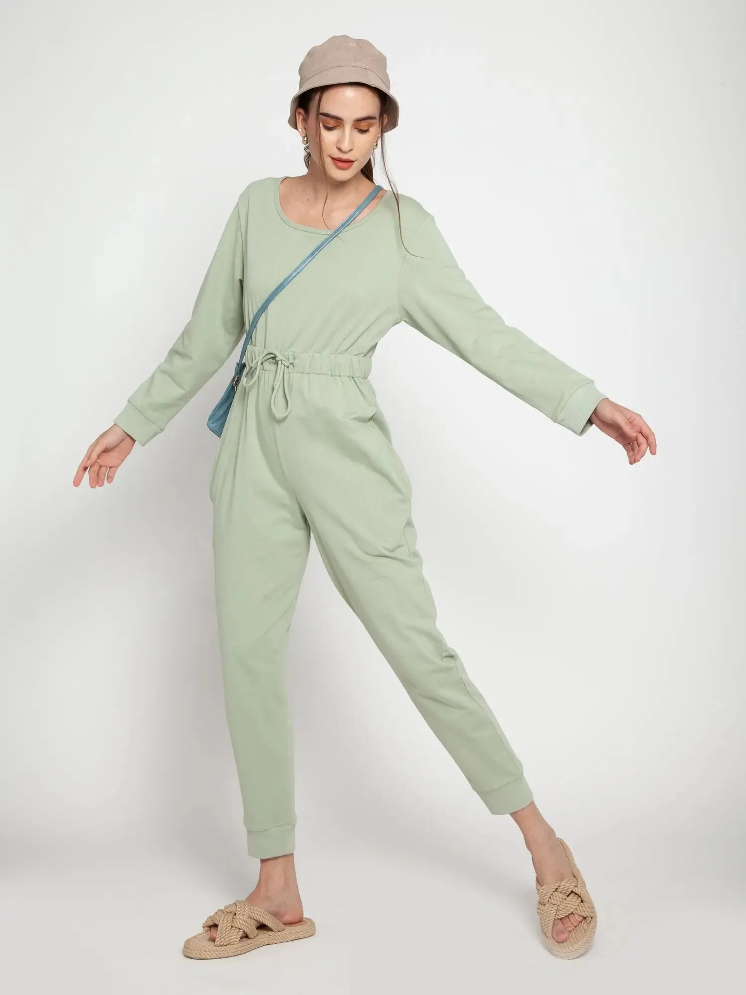 Desert Sage Lounge Jumpsuit