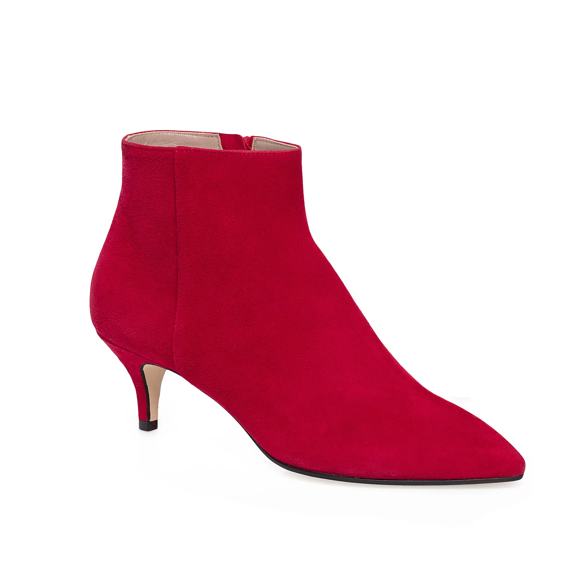 Elsa Suede Bootie - Red