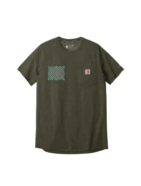 Embroidered Carhartt Force® Short Sleeve Pocket T-Shirt