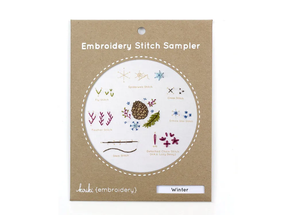 Embroidery Stitch Sampler