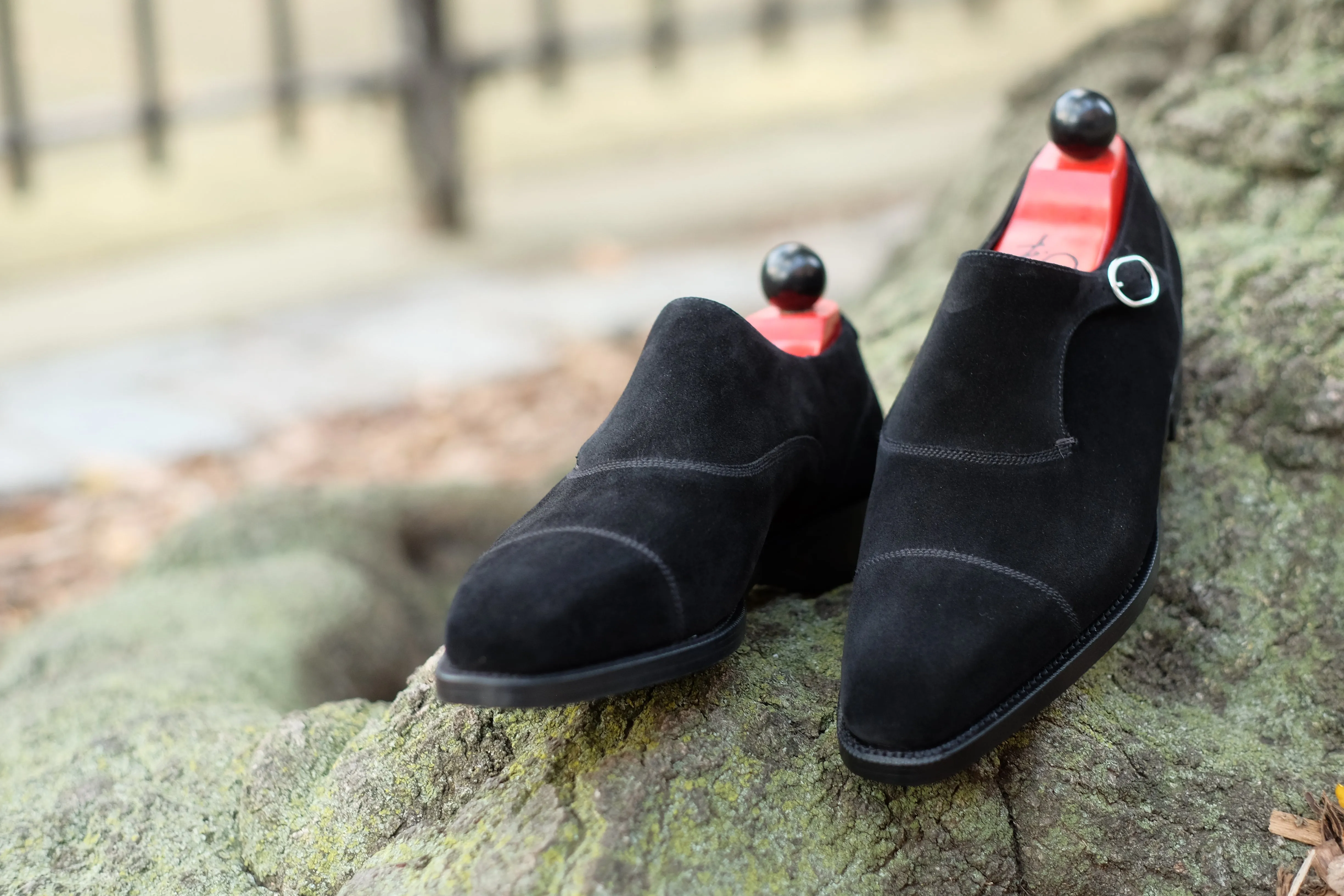 Fauntleroy - MTO - Black Suede - MGF Last - Double Leather Sole