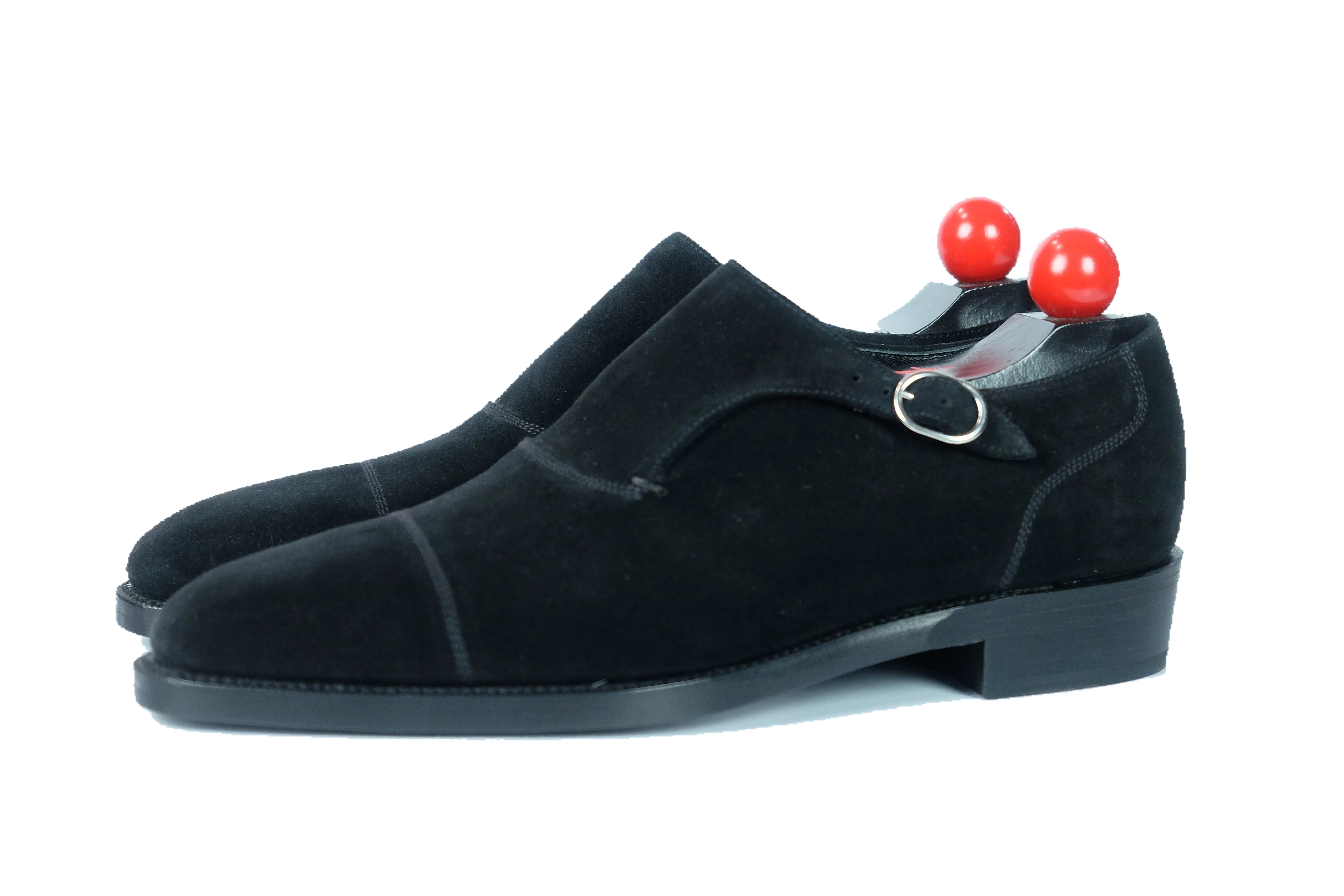 Fauntleroy - MTO - Black Suede - MGF Last - Double Leather Sole