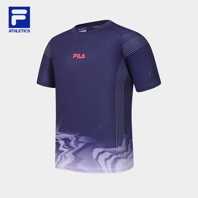 FILA CORE ATHLETICS FITNESS Men Short Sleeve T-shirt (Full Print)