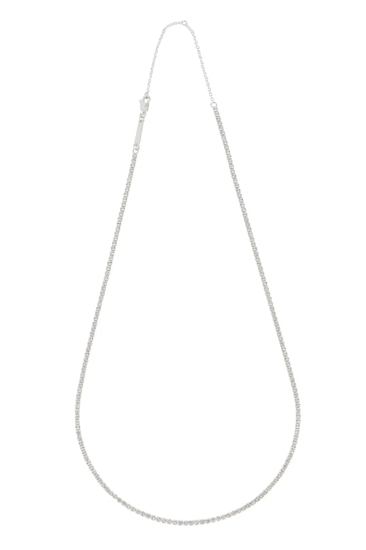 Fine Tennis Chain Necklace