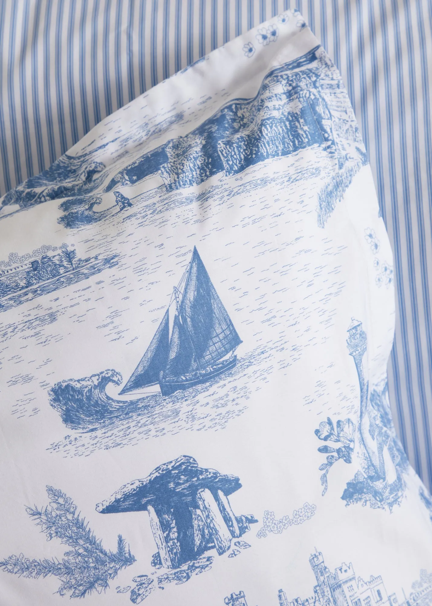 Foxford Wild Atlantic Square Oxford Pillowcase