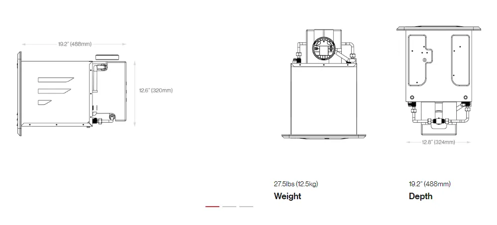 Furrion Tankless Water Heater 2.4 GPM (Gallons Per Minute) Universal Replacement (FWH09AFA-AM)