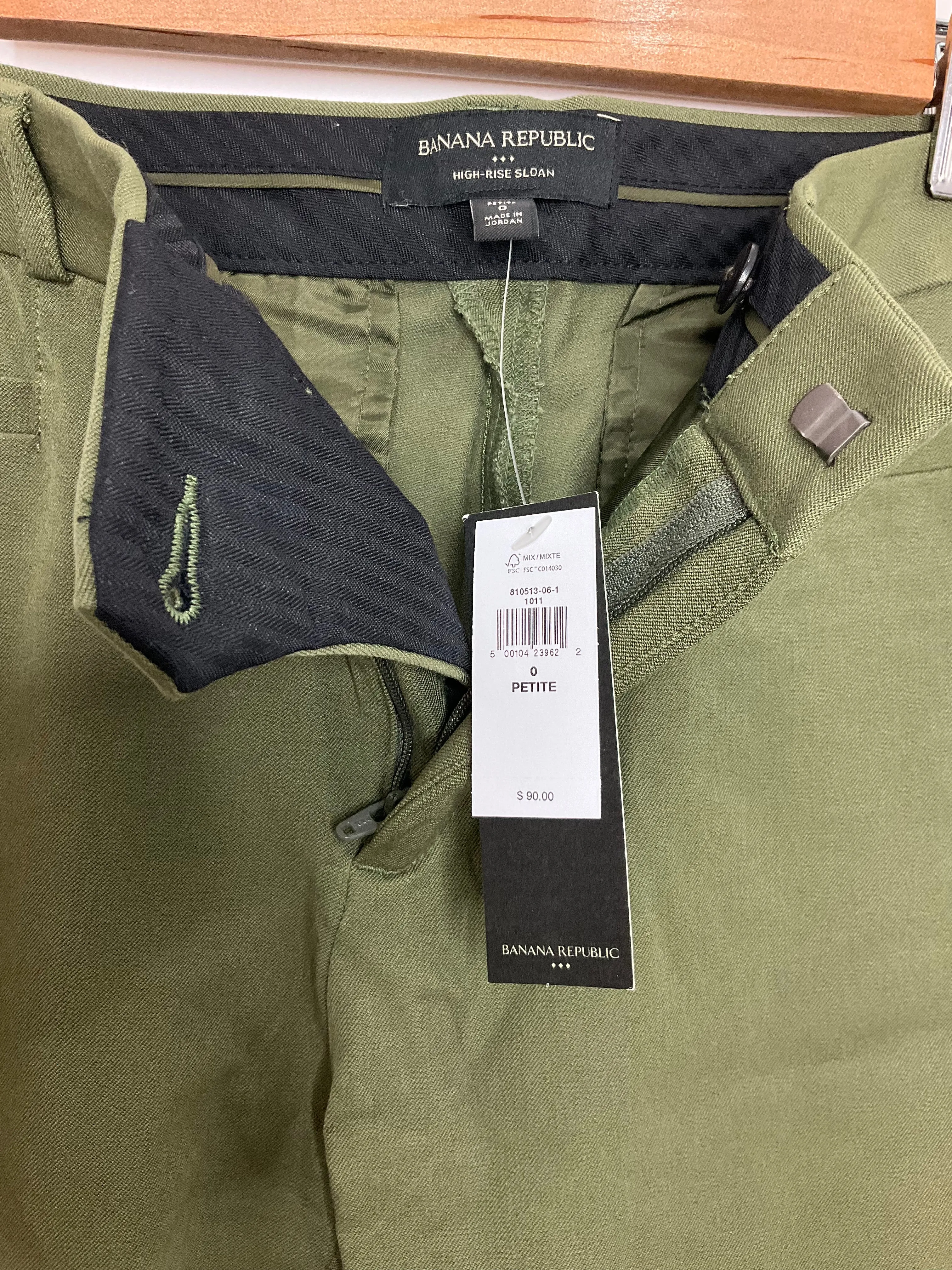 Green Pants Other Banana Republic, Size 0