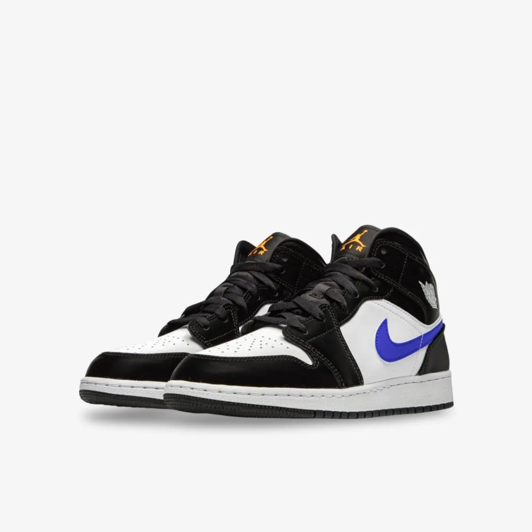 (GS) Air Jordan 1 Mid 'Racer Blue' (2021) 554725-084