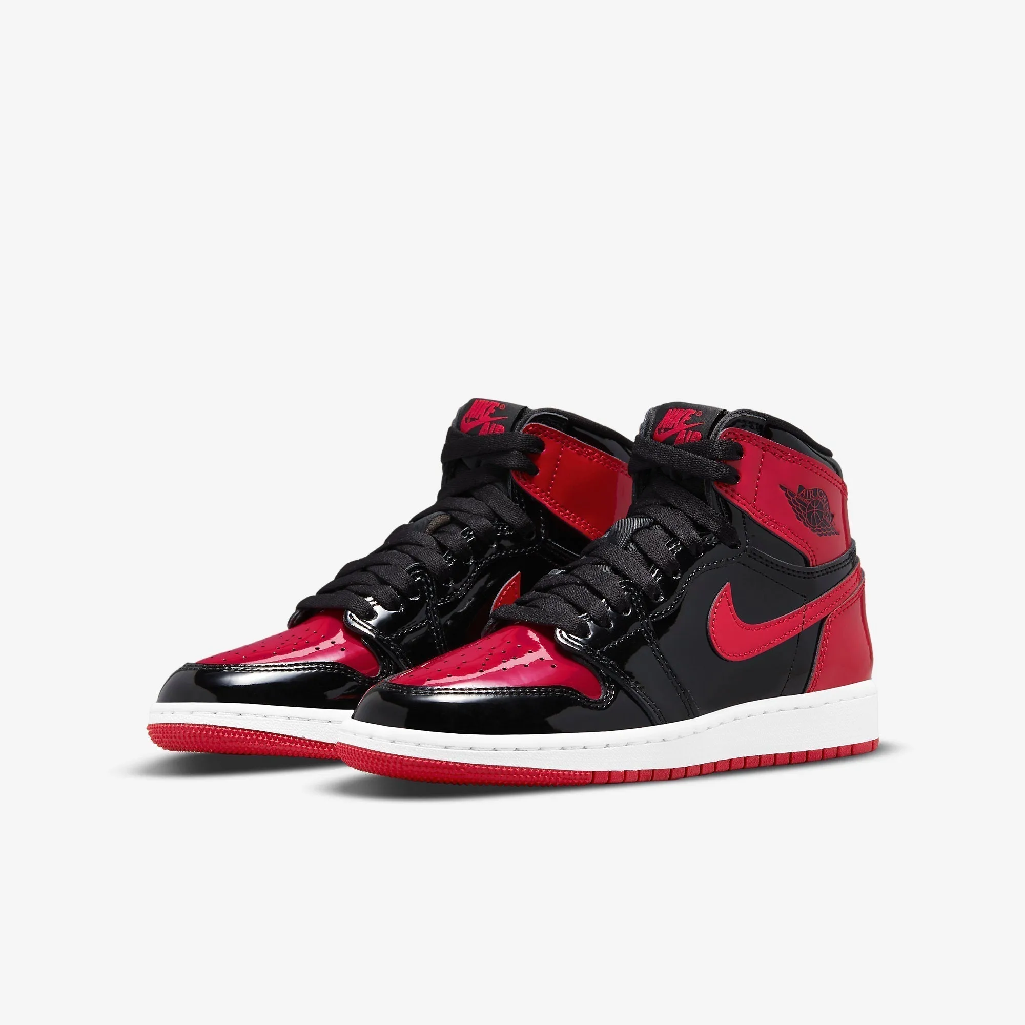 (GS) Air Jordan 1 Retro High OG 'Reimagined Patent Bred / Banned' (2021) 575441-063