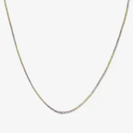 Hanley rainbow tennis necklace