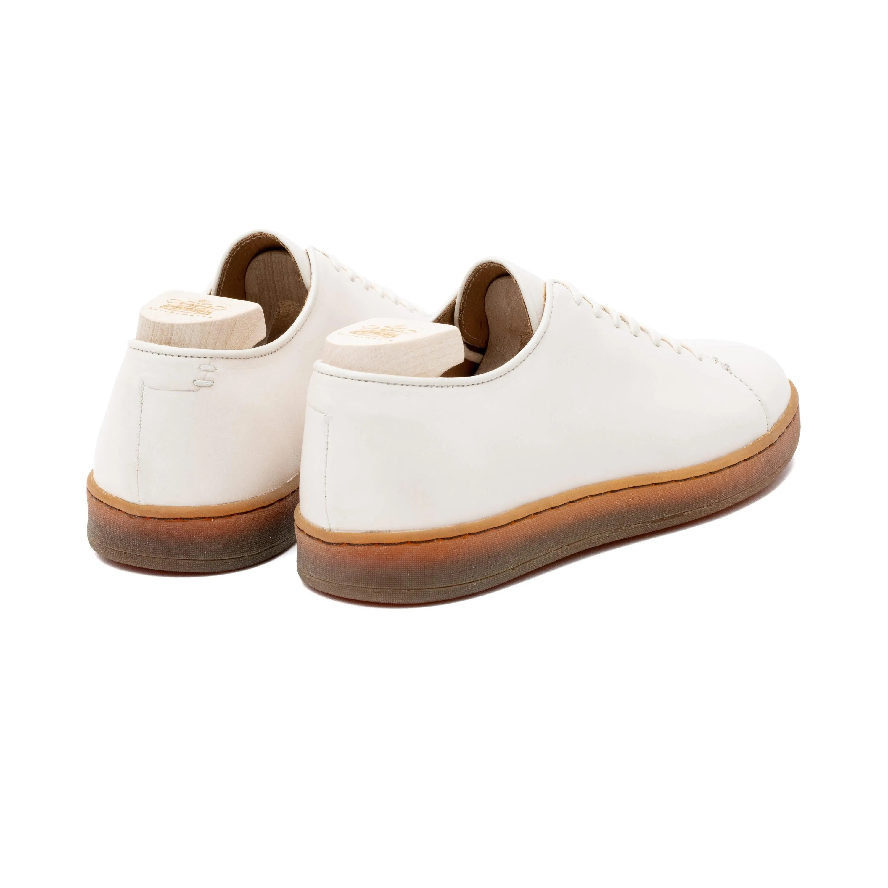 Harlestone Derby - Off White Veg Tan Calf