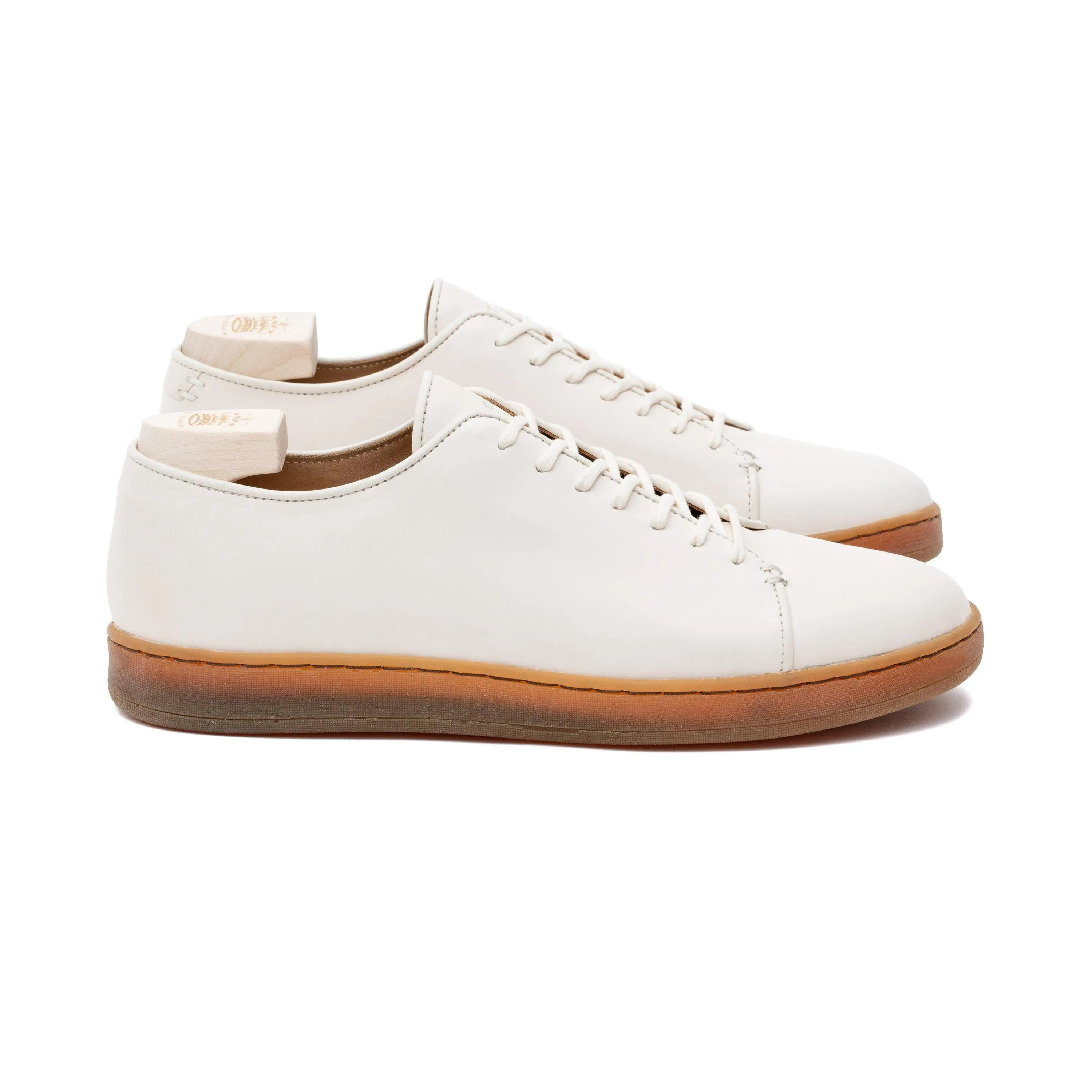 Harlestone Derby - Off White Veg Tan Calf