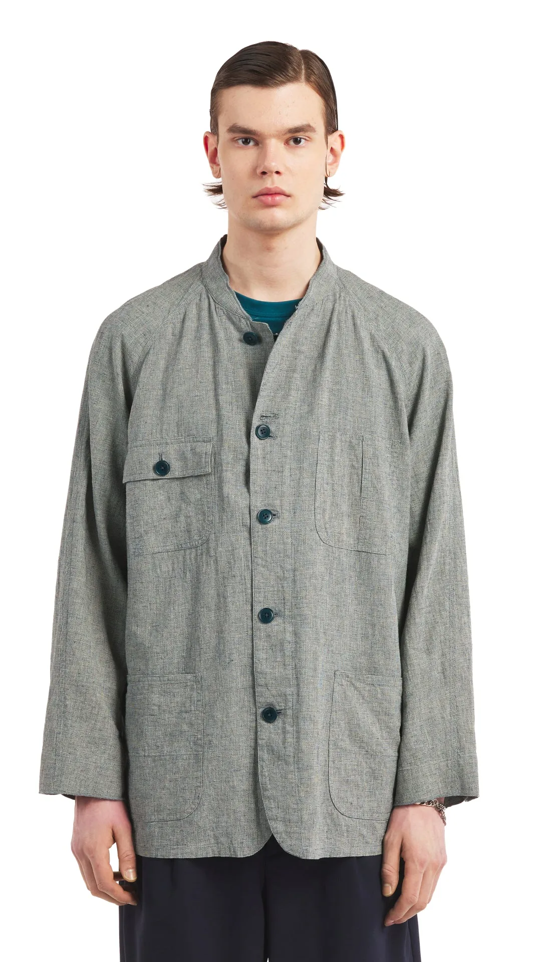 Indigo Chambray Work Jacket