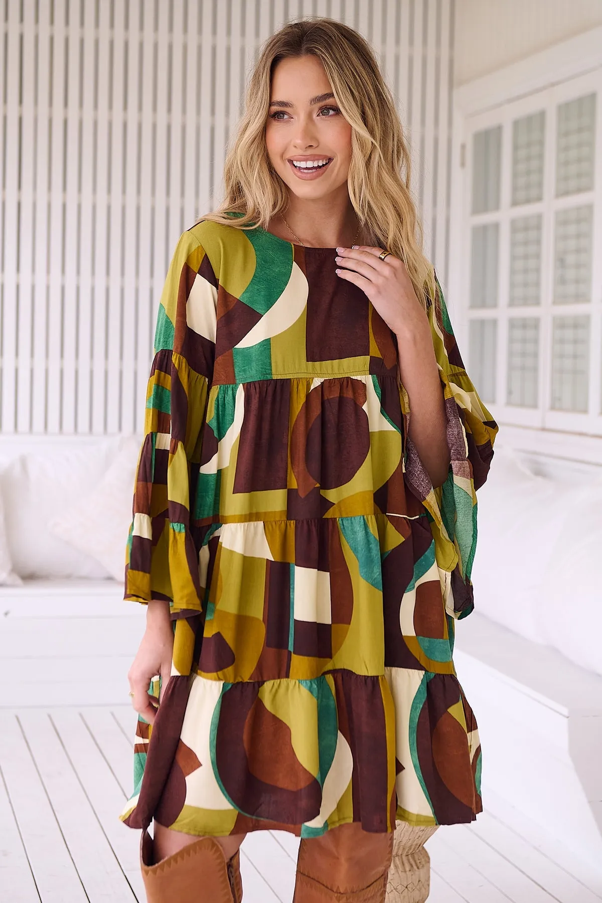 Jaase Sander Mini Dress Tunic - Bardot Collection