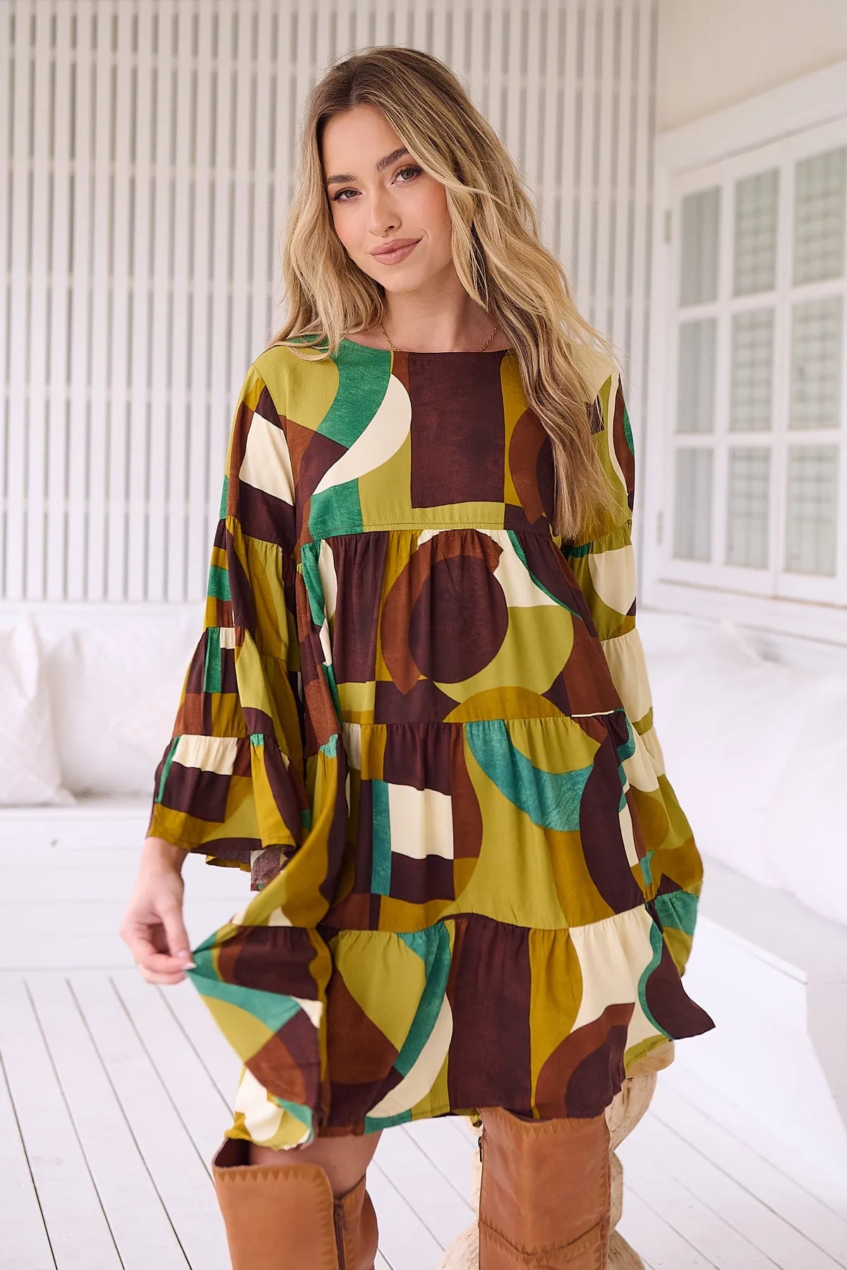 Jaase Sander Mini Dress Tunic - Bardot Collection