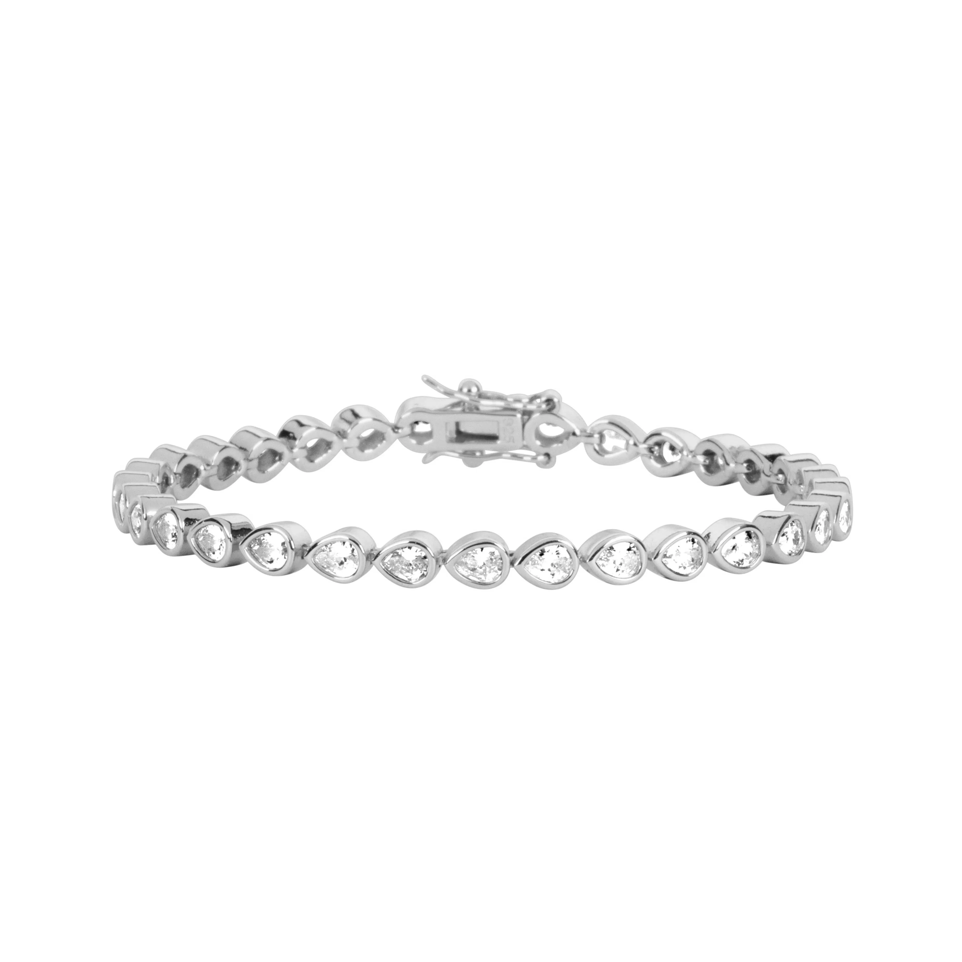 LILY TENNIS BRACELET SILVER