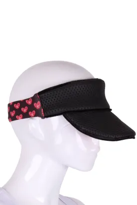 Love Tennis Visor with Elastic Band