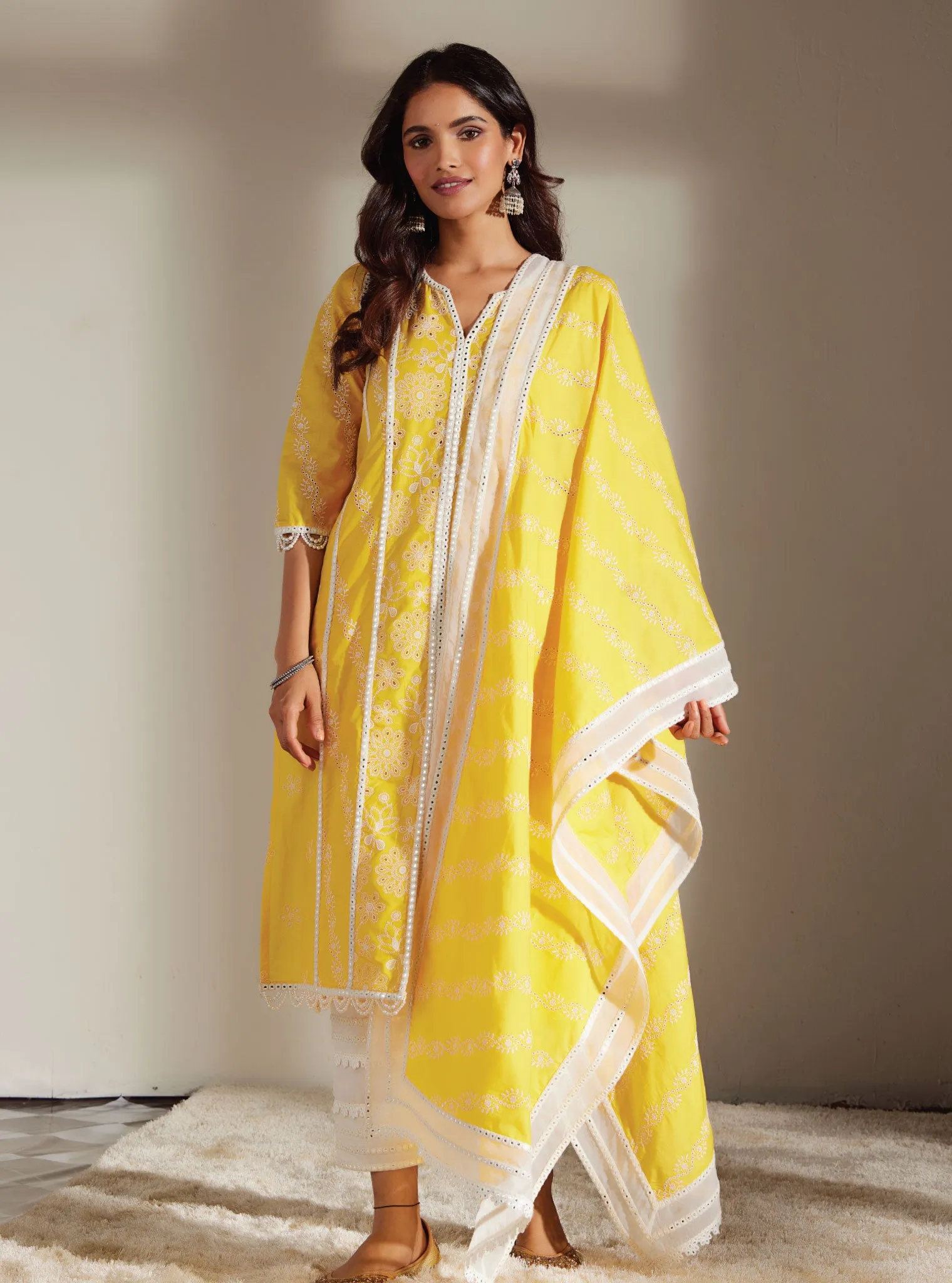 Mulmul Cotton Cara Mango Kurta