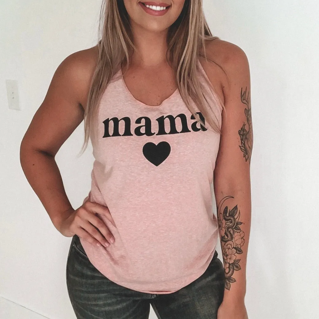 New Mama Heart • Desert Pink Tank