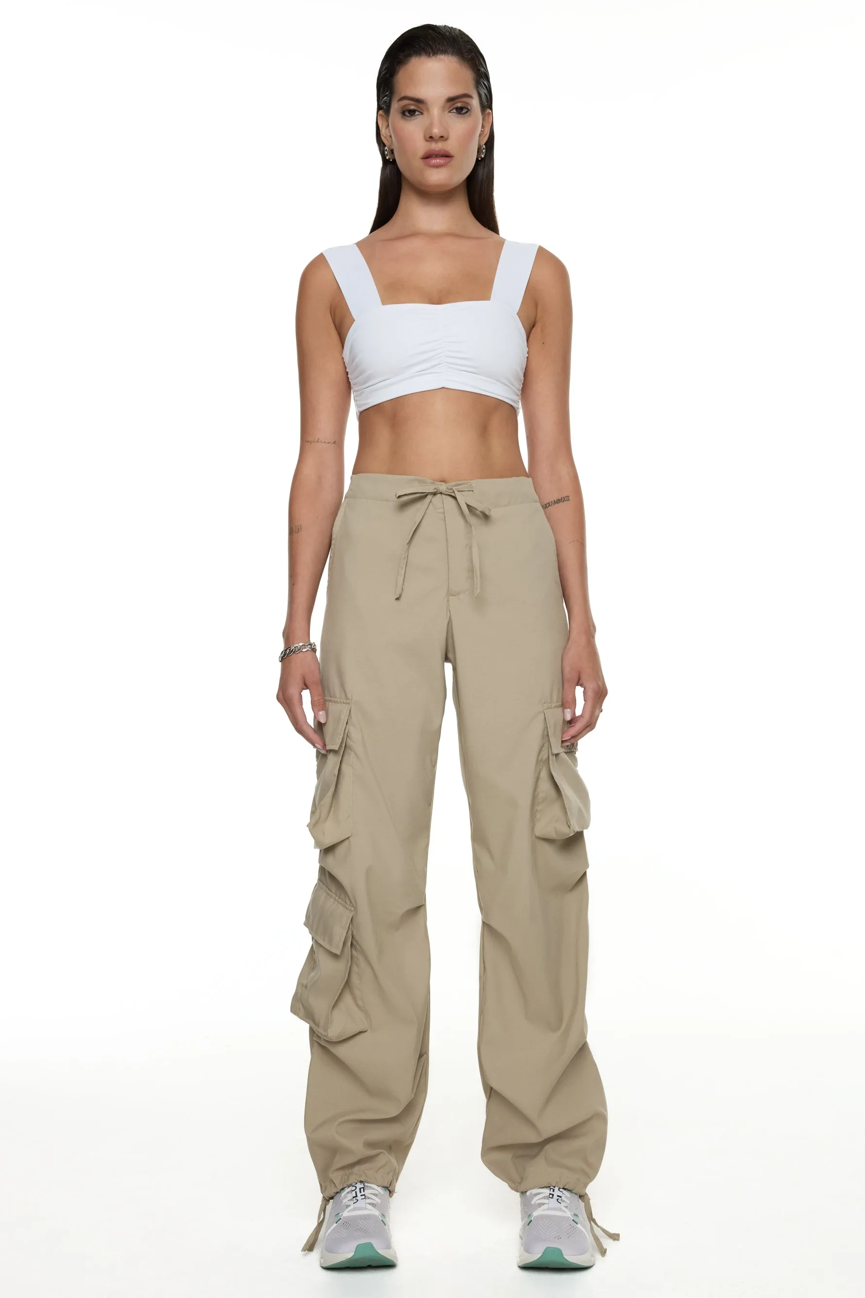 Parachute Pants - Beige