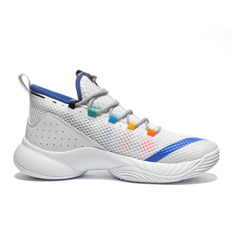 PEAK Basketball Shoes Men Sneakers P-MOTIVE series White EW02071A