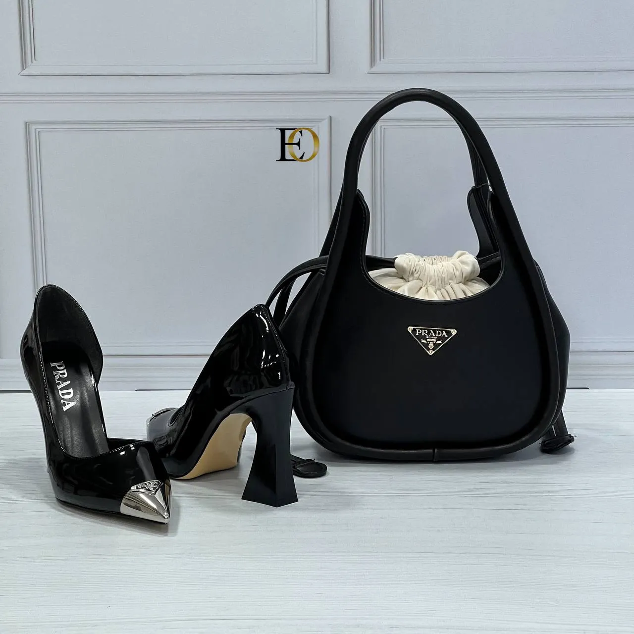 Prade heeled shoes bag set