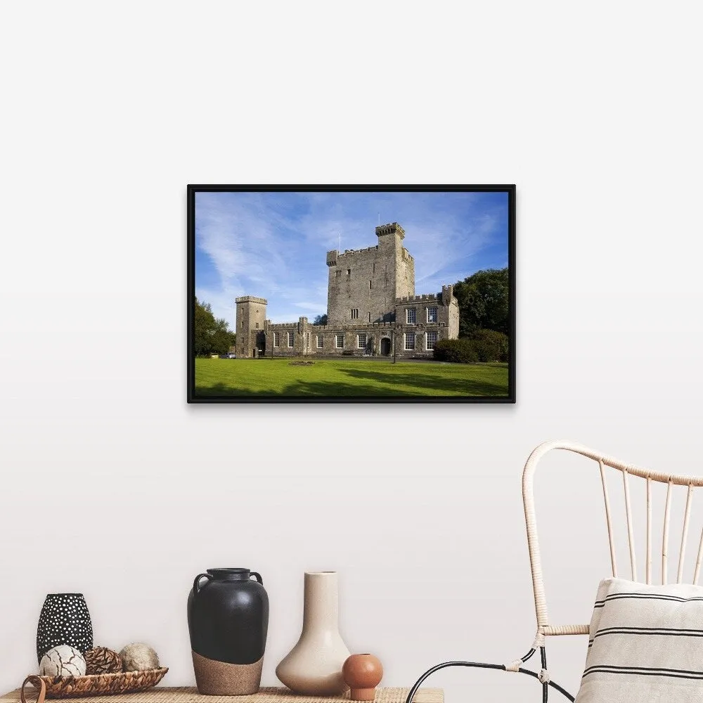 "1467 Knappogue Castle, County Clare, Ireland" Black Float Frame Canvas Art