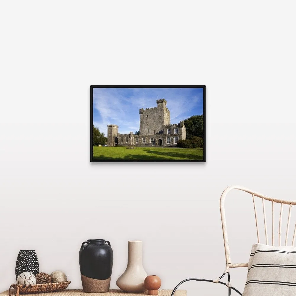 "1467 Knappogue Castle, County Clare, Ireland" Black Float Frame Canvas Art