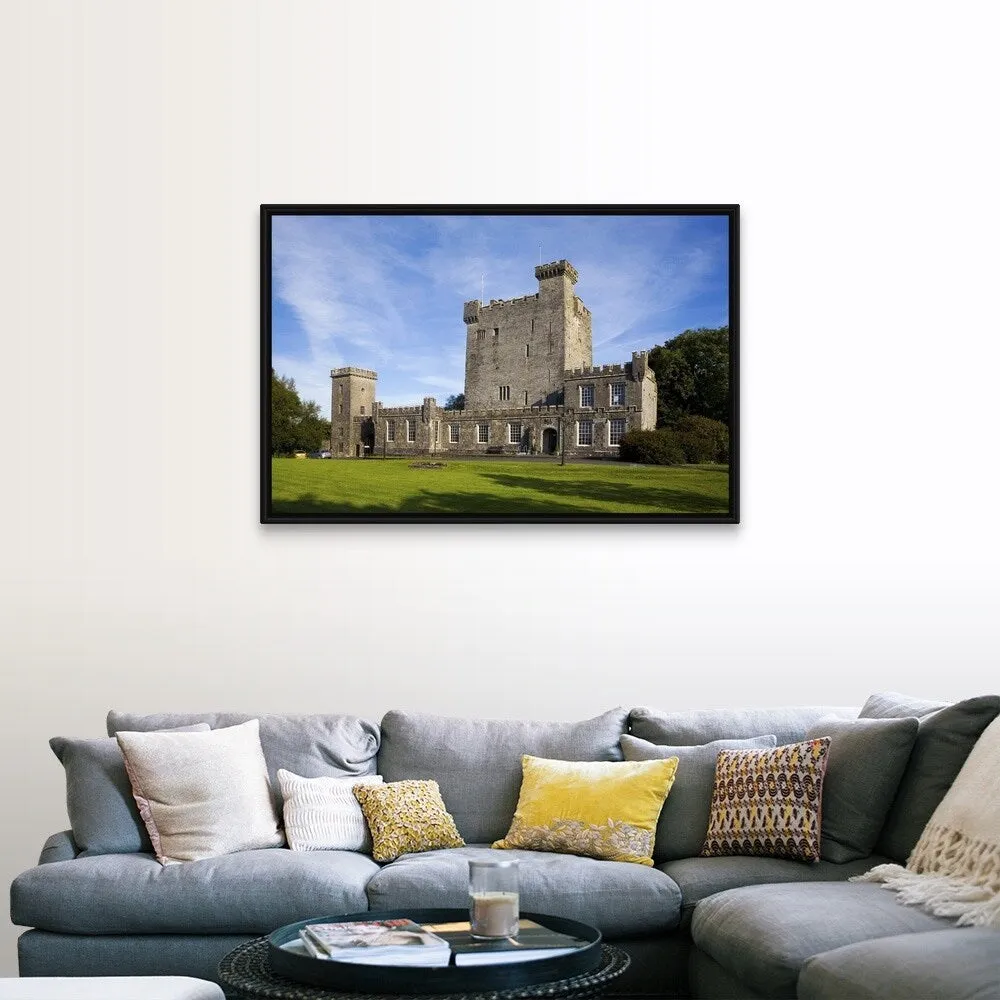 "1467 Knappogue Castle, County Clare, Ireland" Black Float Frame Canvas Art