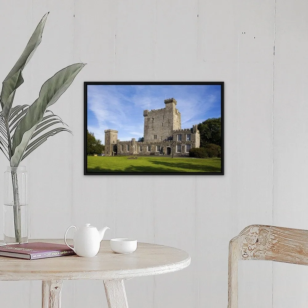 "1467 Knappogue Castle, County Clare, Ireland" Black Float Frame Canvas Art