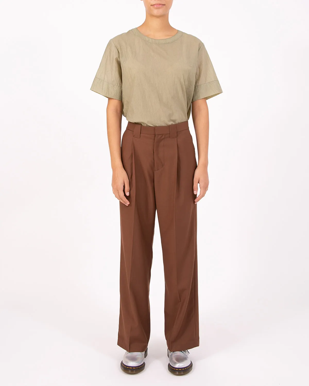 Rayon Work Trouser - Brown W