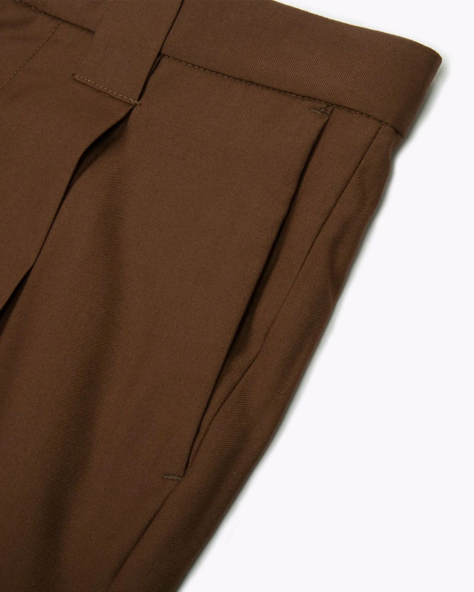 Rayon Work Trouser - Brown W