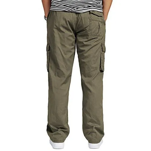 Optimized Title: Mens Romano NX Cotton Cargo Track Pant - Comfortable Multi-Pocket Design with Side Zipper Pockets for Ultimate Functionality