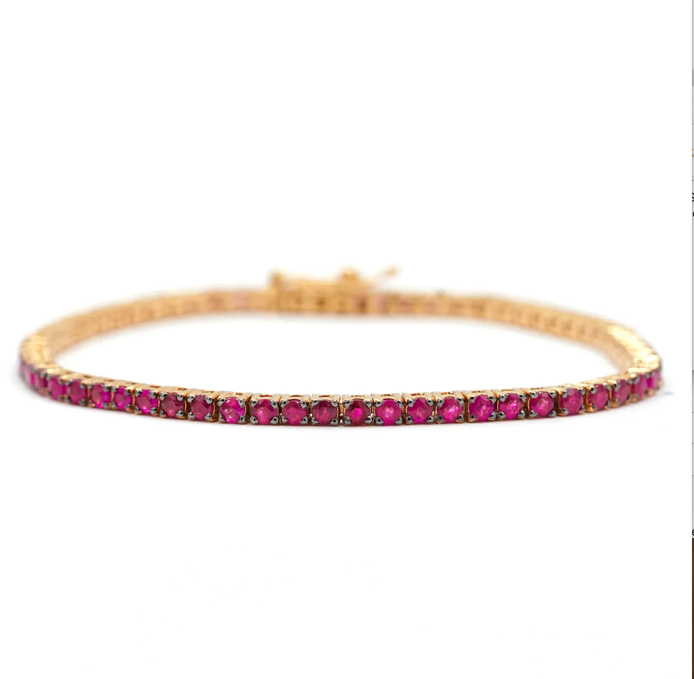 Ruby Tennis Bracelet