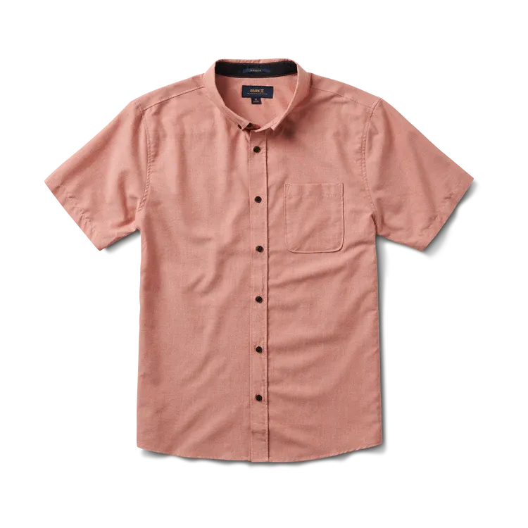 Scholar Oxford SS Woven SAF Saffron Red