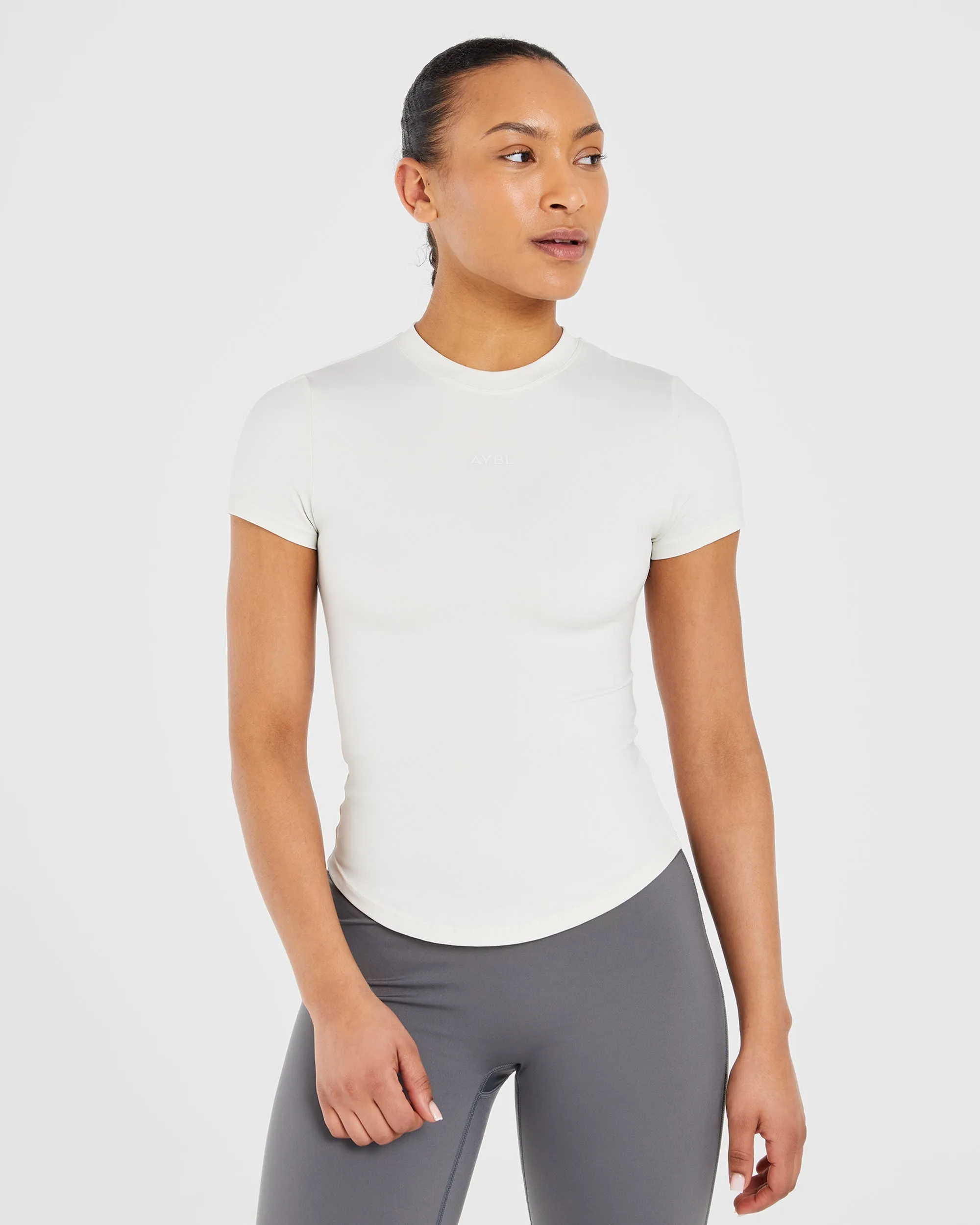 Sculpt T Shirt - Marshmallow