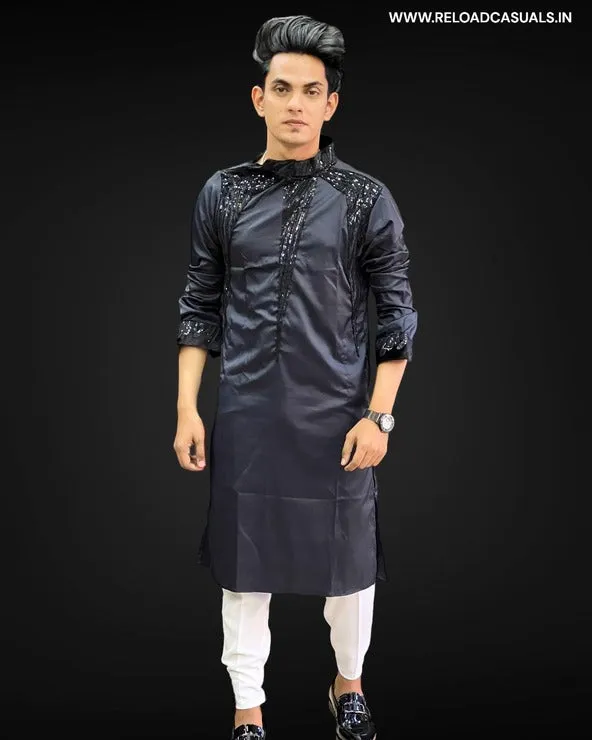 Shiny Crafted Designer Work Kurta