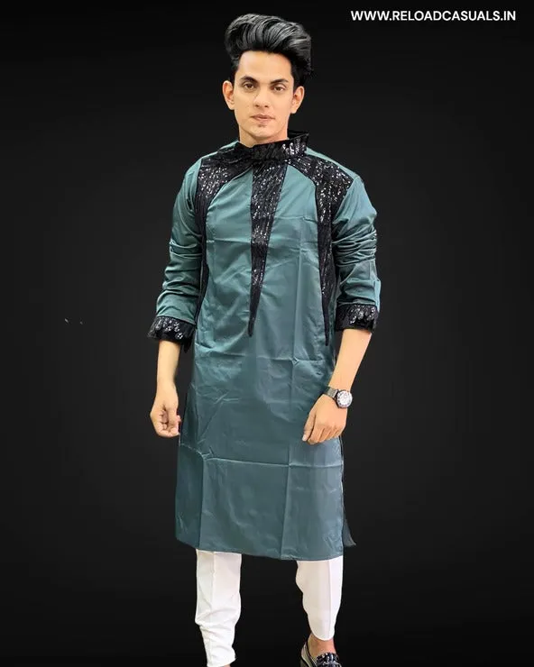 Shiny Crafted Designer Work Kurta