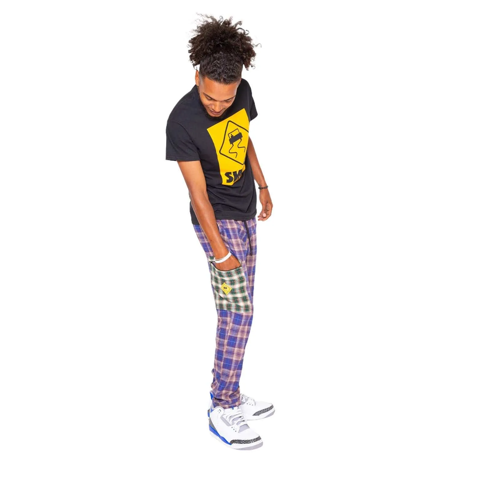 Stash Pant - Baymen Purple Flannel